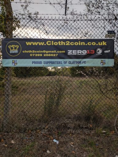 proud sponsors of claydon fc